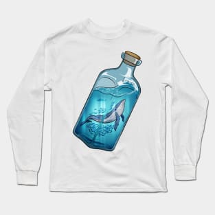 Whale Bottle Long Sleeve T-Shirt